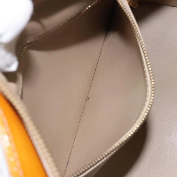 LOUIS VUITTON Monogram Vernis Houston Hand Bag Beige - Picture 13 of 16